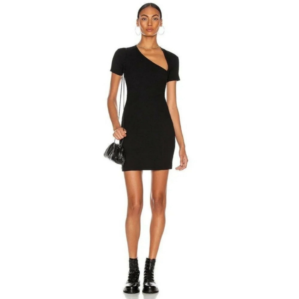 John Elliott Black Mini Dress